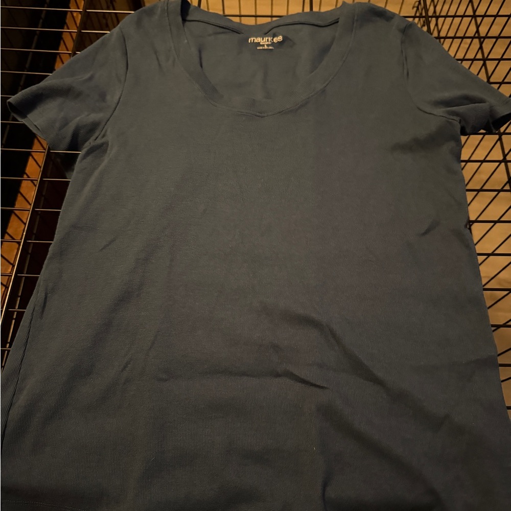 Maurices Dark Blue Short Sleeve Tee